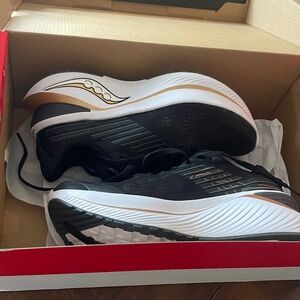 Saucony Endorphin Shift 3 Women's Black and Gold Athletic Shoes